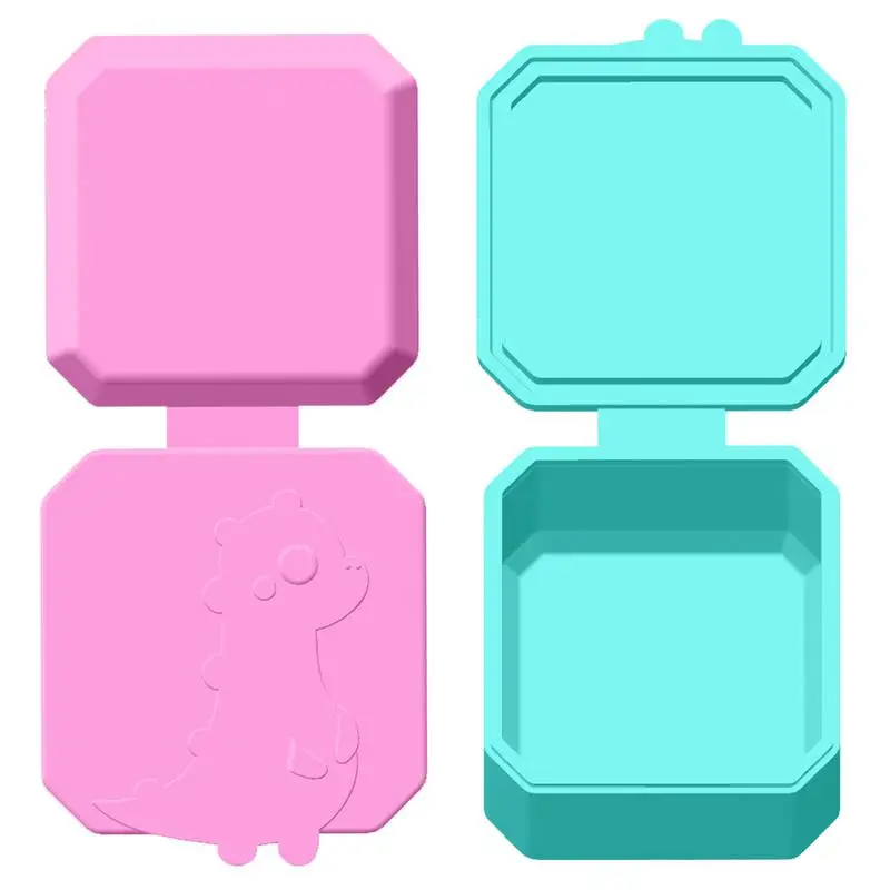 

Salad Dressing Container With Lids 4pcs Dip Containers Dipping Cups Reusable Silicone Salad Dressing Container Bento Lunch Box