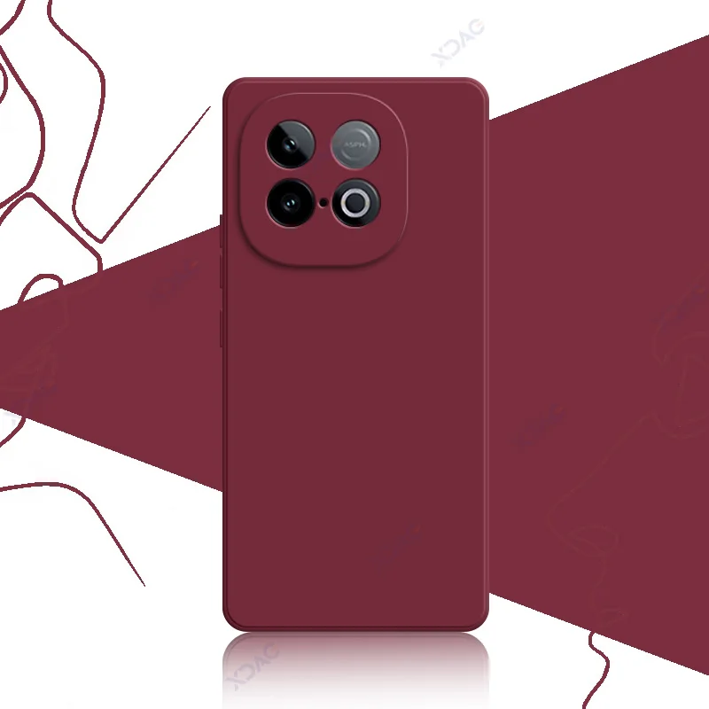 Luxurious Silicone Soft Back Cover with 360° Protection & Waterproof Design