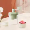 Mini Hand Crank Ice Crusher Ice Shaver Enjoy Ice Anywhere Crushed Ice Maker DIY with Ice Cube Tray and Ice Bowl for Camping Home 2
