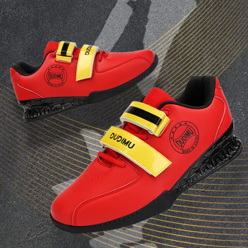 Description Picture 3 of itemNew Professional Men's High-quality Weightlifting Shoes Indoor Fitness Training Shoes Non Slip Squatting Weightlifting Shoes