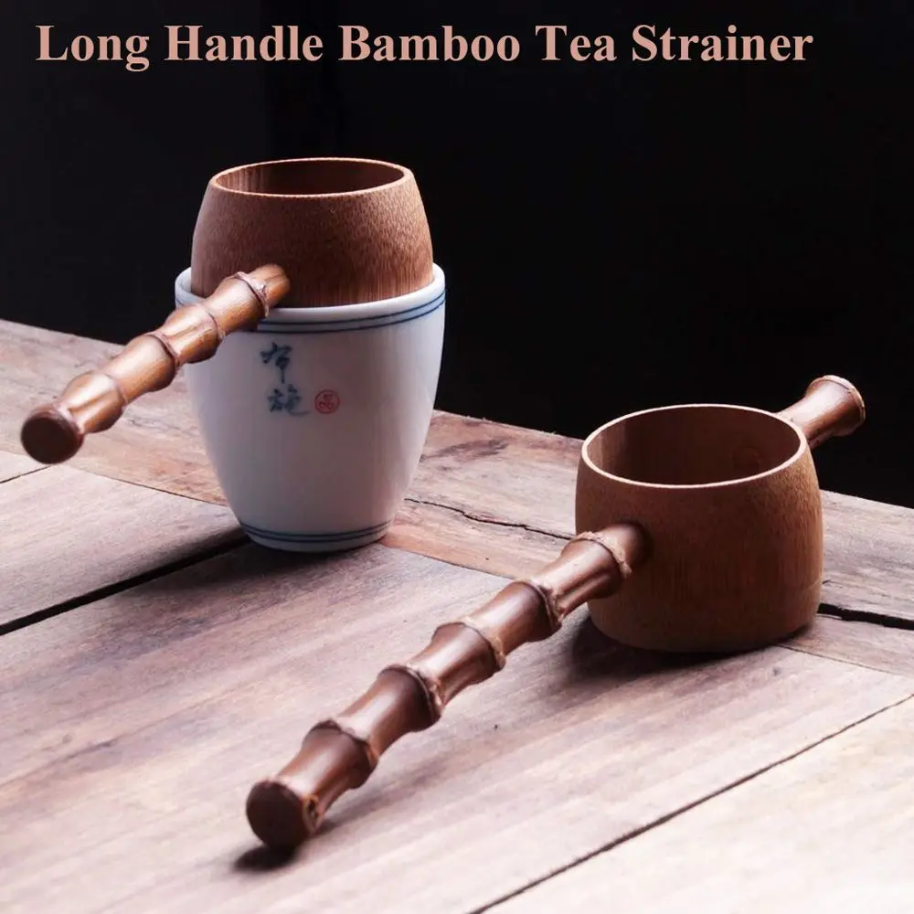 Natural Creative Teahouse Tea Filter tea infuser tea strainer tea filter Bamboo Strainer Infuser