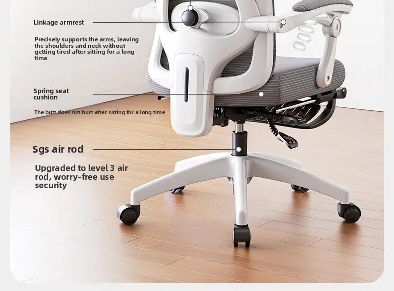 UVR Gaming Computer Chair Home Office Chair Ergonomic Design Reclining Armchair Furniture Lift Adjustable Athletic Chair
