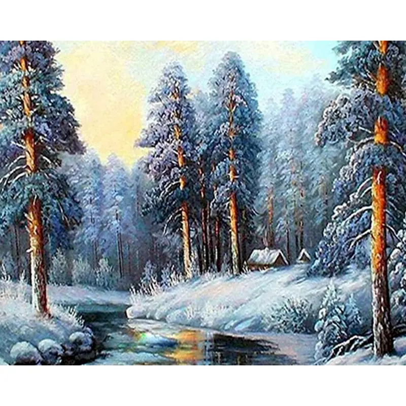 YEESAM ART Schilderen op nummer, voor volwassenen en kinderen, leeuwen en dieren, kleur hoofd, 40 x 50 cm, linnen zeildoek, doe-het-zelf olieverfschilderij, olieverf, kerstcadeaus