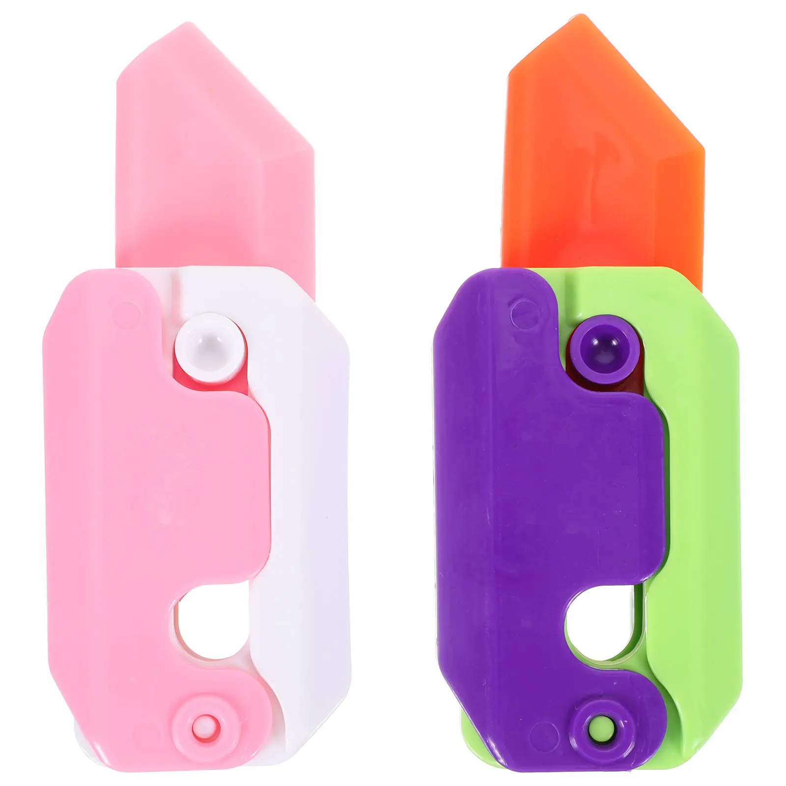 2개 멋진 피젯 장난감 프린팅 장난감 스트레스 방지 사무실용 완화 장난감 관절..