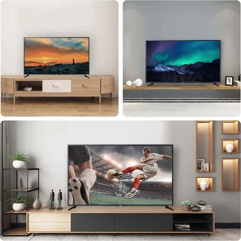 Adjustable Universal TV Stand Base with Screws