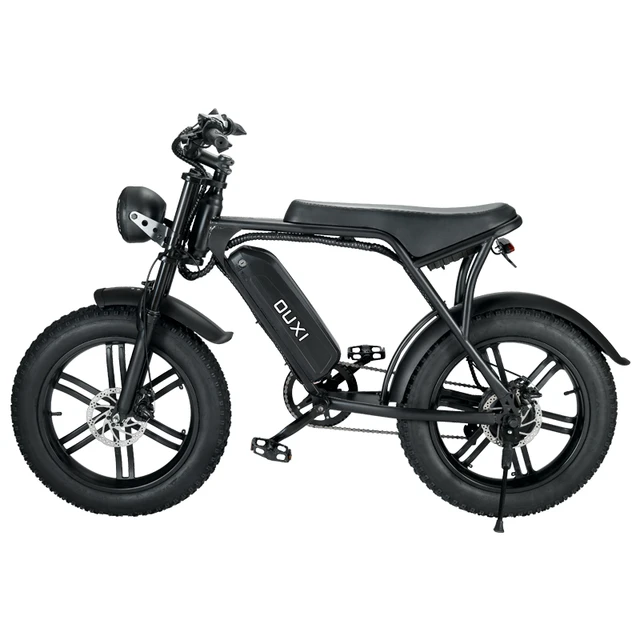 OUXI-bicicleta eléctrica de montaña con neumático ancho, vehículo