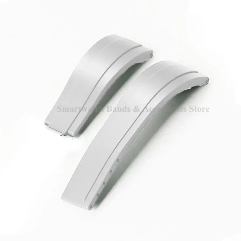 Enhanced Waterproof Silicone Sport Watch Strap with Metal Fold Buckle - 20mm Rubber Wrist Band