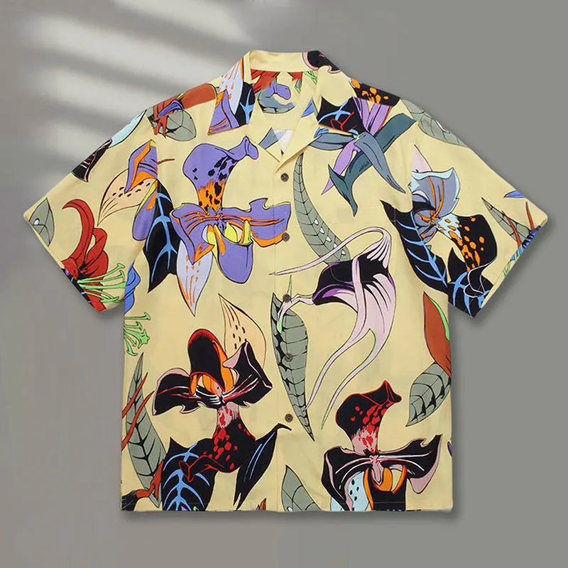 

Hawaiian Shirts Summer Shirt Men Streetwear abstract art Pattern Print Beach Shirt Hip Hop Harajuku Casual Tropical Holiday Top