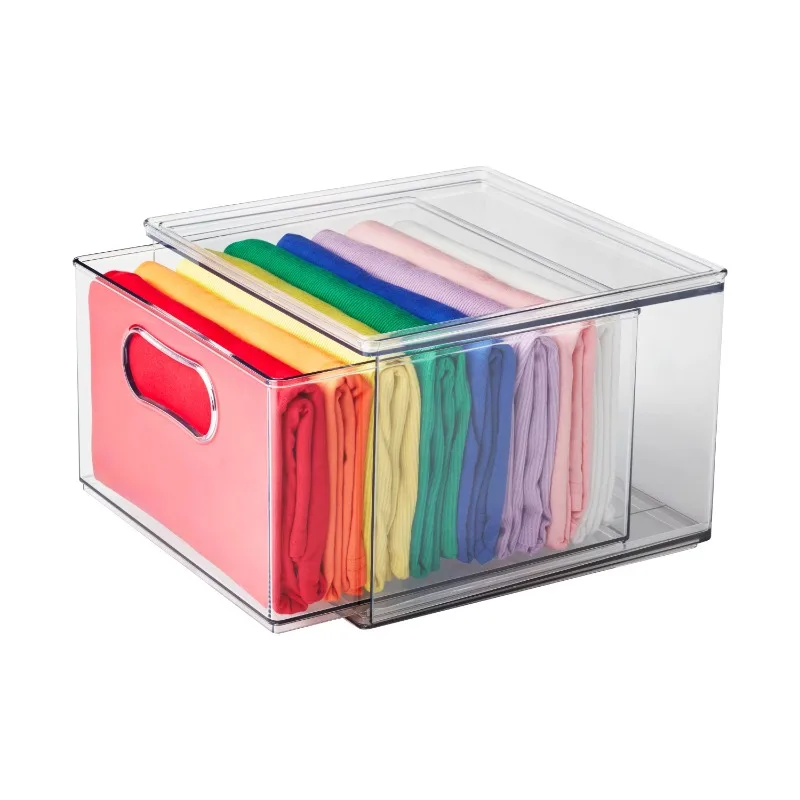 

The Home Edit Clear Plastic Large Drawer Count:2