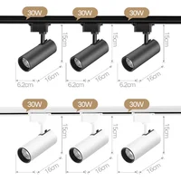 LED Track Light 30W  Set Track Lamp Rail Lighting for Home Spotlight Indoor Living Room Clothing Shop Store Bedroom Lamp Fixture 2