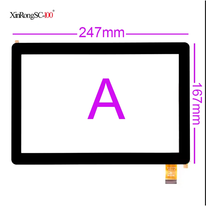 Sostituzione del sensore digitalizzatore touchscreen capacitivo per tablet ANCEL X6 X7 da 10,1 pollici, strumento diagnostico professionale OBD2