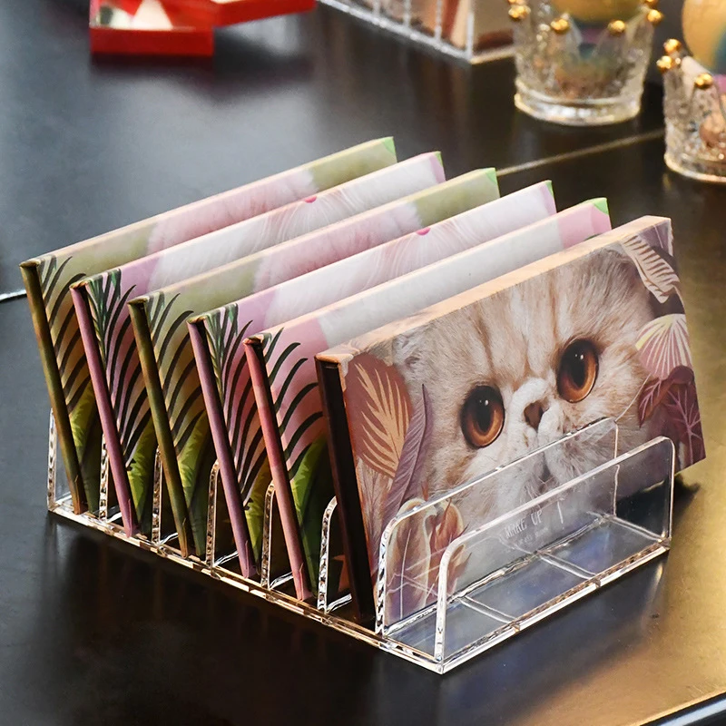 Acrylic Compact Eyeshadow Palette Organizer Display Tray Storage Box Cosmetics Rack Makeup Tools Holder Drawer Organizer 4