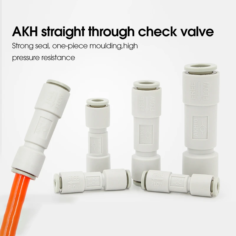 Non Return Check Valve One Way Air Check Valve 4mm 6mm 8mm 10mm