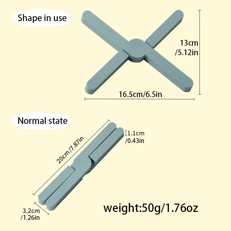 X Shaped Silicone Heat Resistant Pad Detail 4