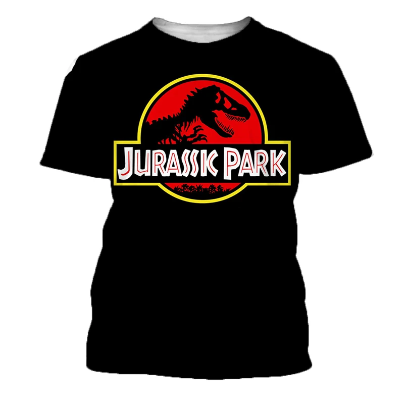 Jurassic World T-Shirt New 2022 Dinosaur Girls Jurassic World Dinosaur Clothes Boys Fashion Children's Cartoon Dinosaur Clothing top T-Shirts T-Shirts