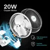 AeroWave A6 Grow Tent Clip Fan, Patented Portable Auto Oscillating Fan 6" with 2-Speed, Strong Airflow but Low Noise 3