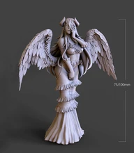 

1/24 75mm 1/18 100mm Resin Model Kits Angel Girl Figure Sculpture Unpainted No Color RW-646