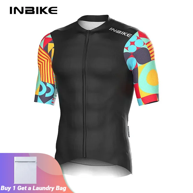 

Мужская велосипедная рубашка Inbike, быстросохнущая дышащая велосипедная одежда с длинным рукавом для мужчин, мужская велосипедная Джерси