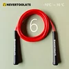TPU MIX PVC MATERIAL ALLOY ROPE 140 gram 6 mm diameter  skip rope 15.5cm middle-long handle NEVERTOOLATE GOOD QUALITY 1