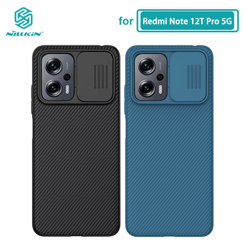 

Redmi Note 12T Pro 5G Case NILLKIN CamShield Slide Camera Lens Protection Back Cover For Xiaomi Redmi Note12T Pro 5G