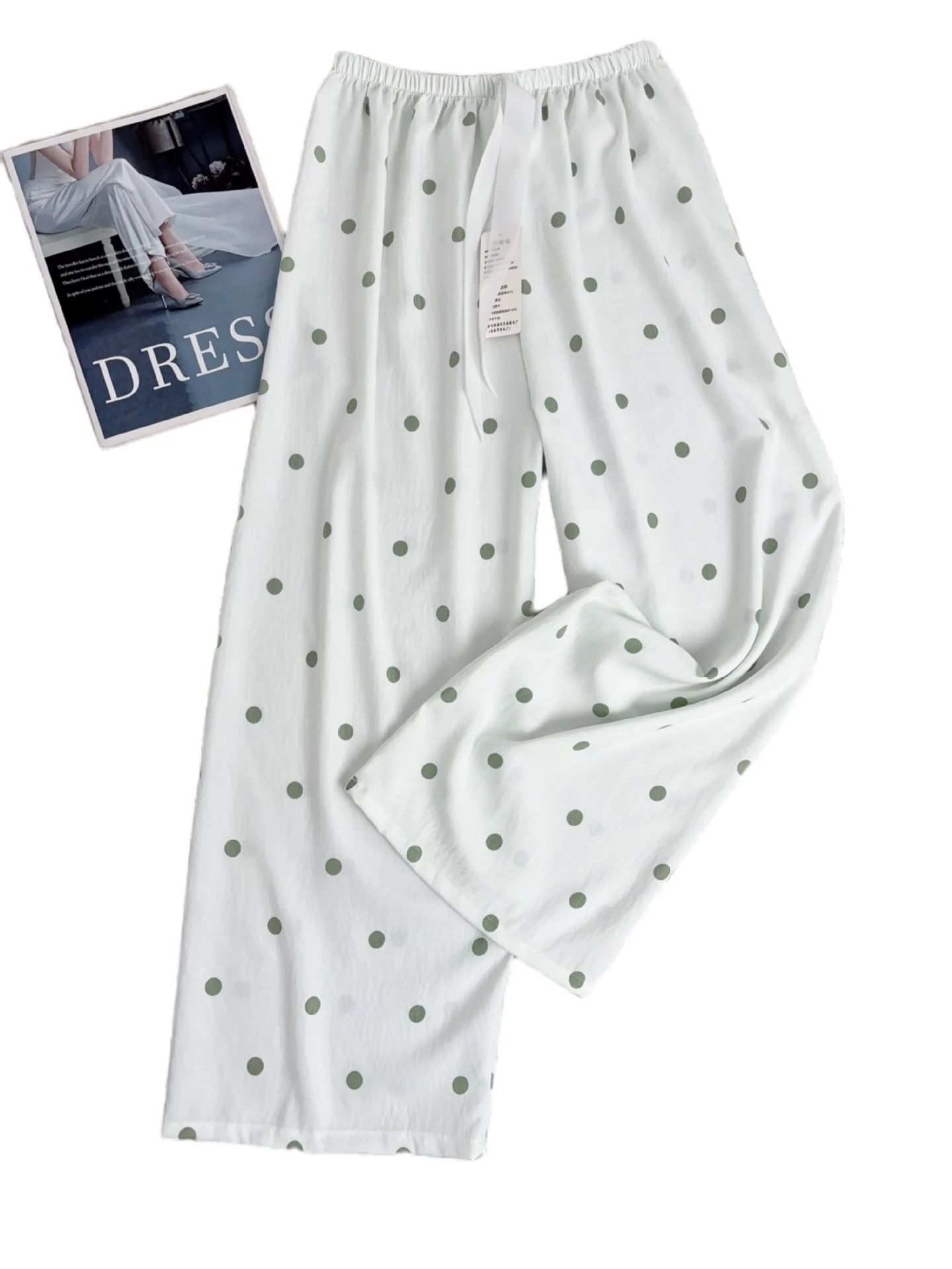 Sommer Pyjamas Hosen Süße Gedruckt Frauen Nachtwäsche Pijama Hose Casual Hause Kleidung Dünne Frühling Herbst Nachtwäsche Hosen – Detail 9