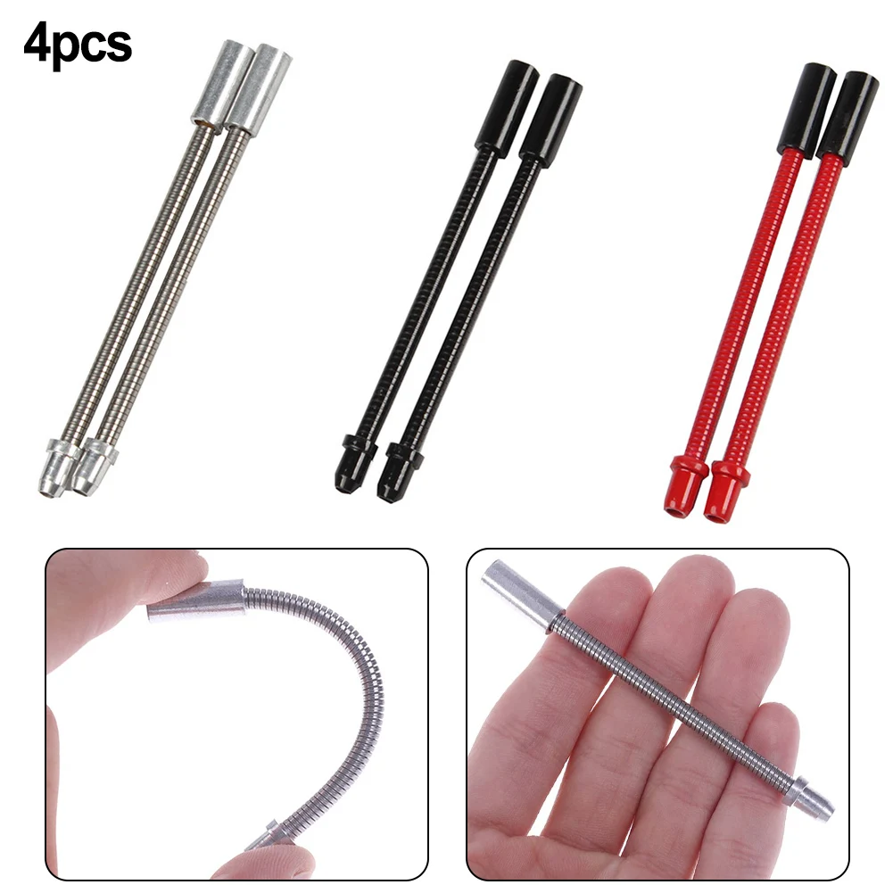 

4PCS Spring V Brake Noodle Stainless Steel MTB Bike Brake Bend Tube Cable Guide Bend Pipe Bicycle Parts Bicicletas