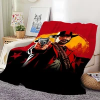 R-Red D-Dead R-RedemptionS 2 Skicomfort Warm Soft Home Kids Lunch Blanket Suitable For Living Room Office Daily Travel Gifts 1