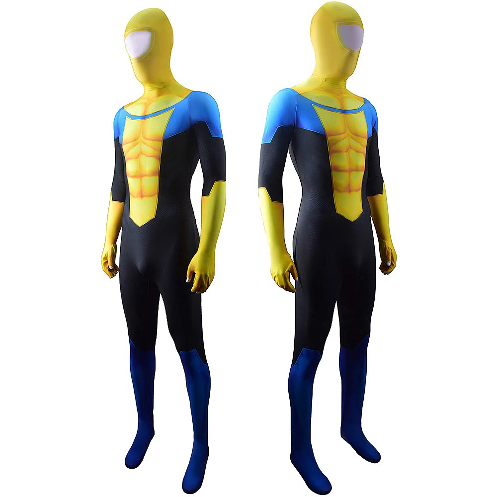 Image Comics-Inspired Invincible Spandex Bodysuit Cosplay Costume for Adults and Kids
