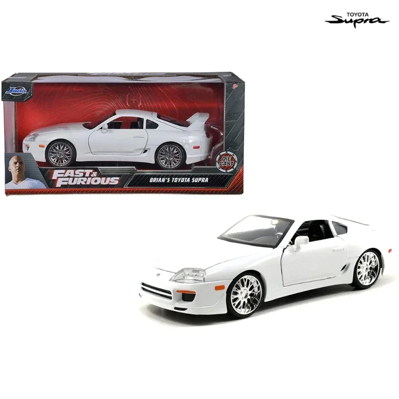 1:24ワイスピ BRIAN&#39;S 1996 TOYOTA SUPRA WH Fast & Furious: Furious 7 Brian's Toyota Supra (White) 1/24
