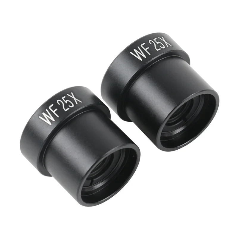 Biological Microscope Eyepieces 2pcs/set WF5X WF10X WF16X WF20X WF25X WF30X Accessory Wide Field Wide Angle Lens 23.2mm Diameter