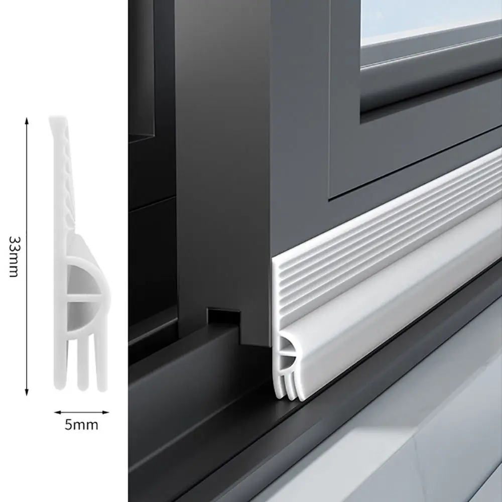 Noise Isolation Self-Adhesive Window Sealing Strip – Windproof & Weatherproof TPE Gap Filler