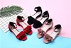 Summer Kids Leather Girls Wedding Dress Shoes Children Princess Flower Sandals For Girls Casual Dance Flat Sandals 3