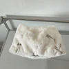 New Winter Imitation Rabbit Fur Trend Personality Pin Decorative Pullover Hat Women's Plush Warm Ear Protector Cloud Beanie Cap 6