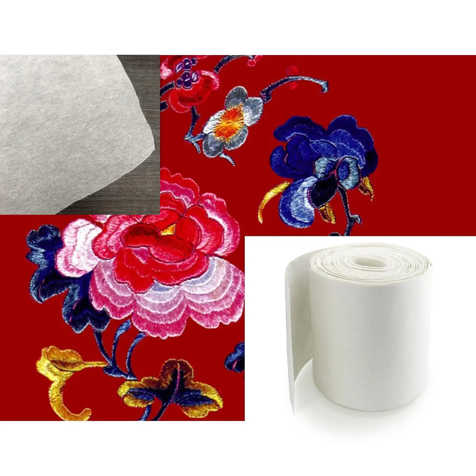 Medium Weight Crafting Embroidery Paper Quilting Craft Supplies Tear Away Machine Embroidery Stabilizer for Hand Sewing 30Yards