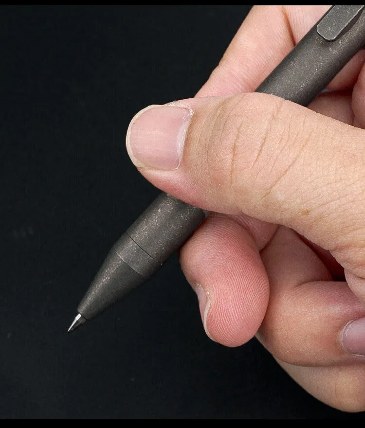 EDC Titanium Alloy Pen Portable Business Writing Multi-functional Portable Outdoor Traveling Office EDC Tools Ballpoint Pen