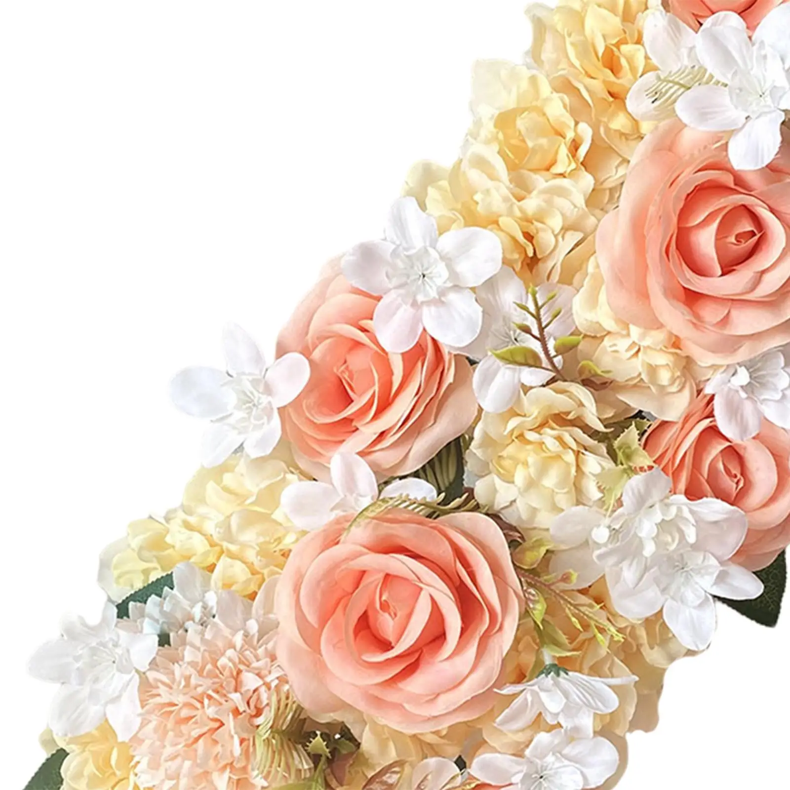 Realistic Flower Wall Panels DIY Arch Flower Row Floral Backdrop Artificial