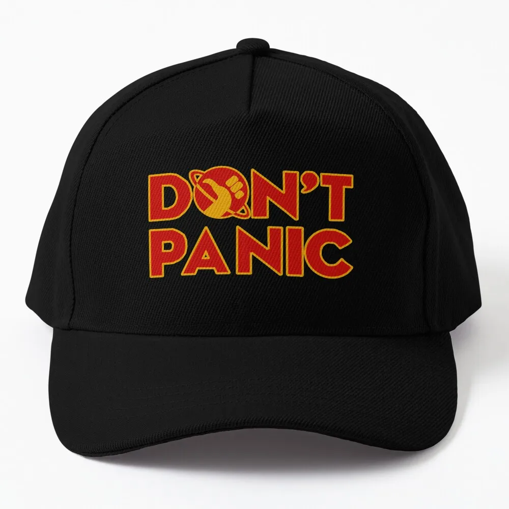 

Don't panic The Hitchhiker's Guide to the Galaxy Baseball Cap black party hats Hat Female Men'S