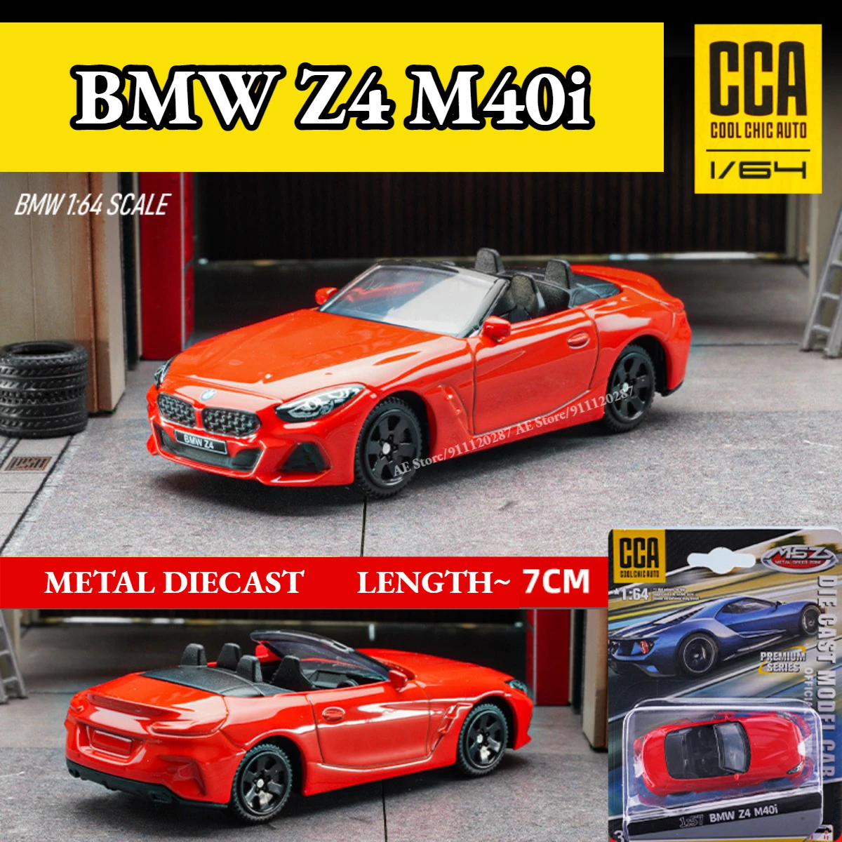 ミニチュアカーレプリカ,スケール1/64 bmw m4 gts z4 m40i