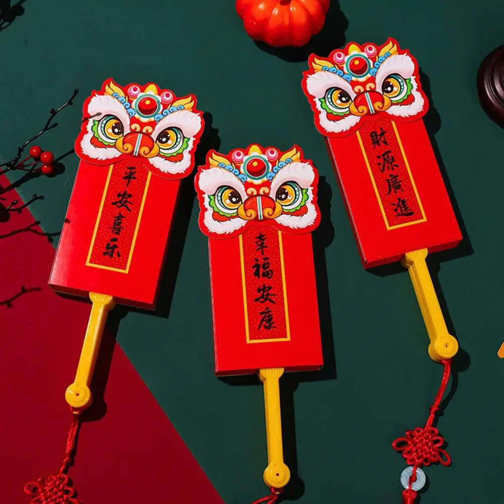 Red Paper New Year Fan Shaped Envelope for Gift Money