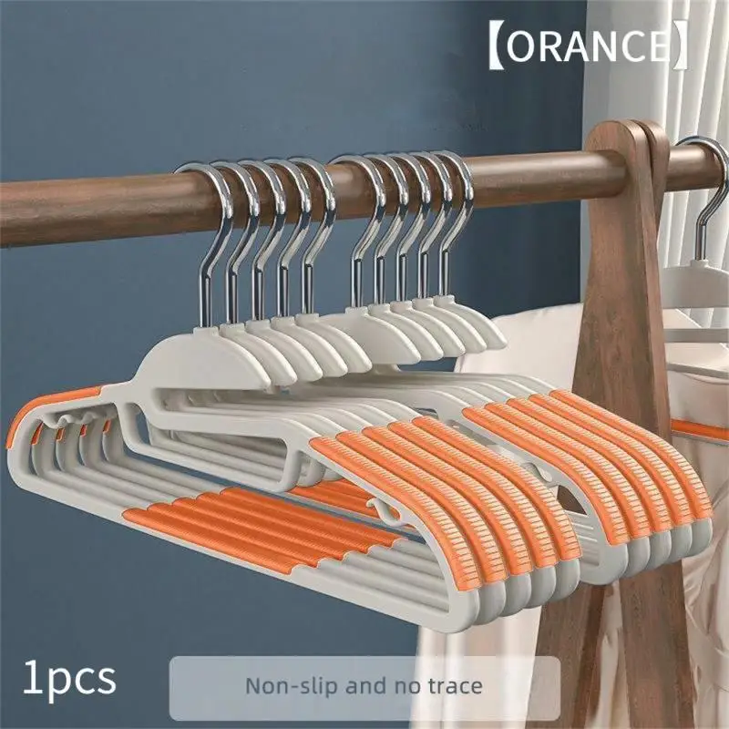 20pcs Wet & Dry Dual-use, Pipe-shaped, Durable, Hooked Pp Plastic Adult  Hangers, Great For Drying Clothes