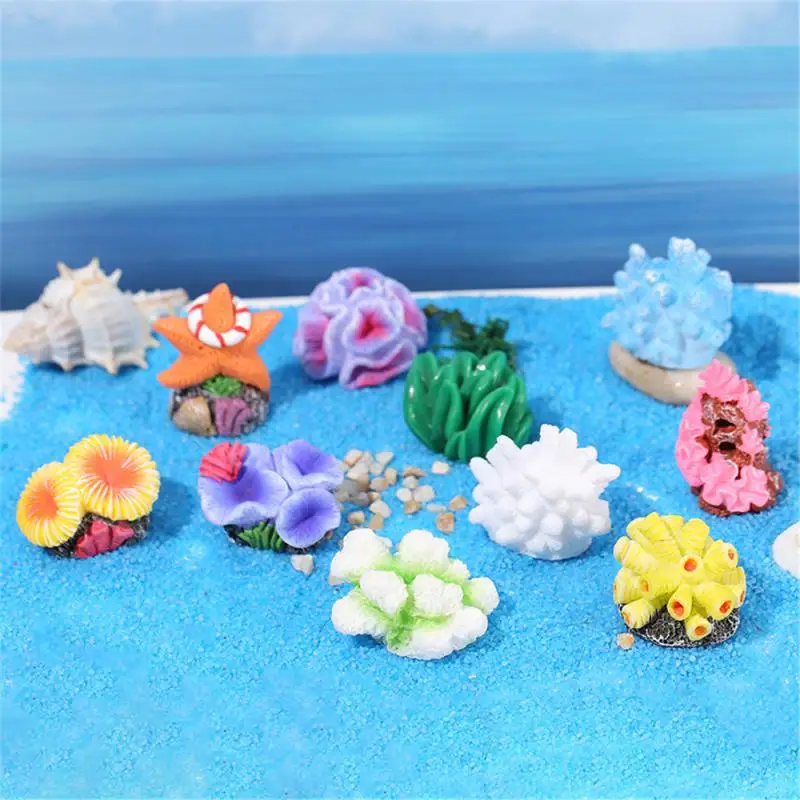 Fish Farming Trinkets Home Decoration Ornaments Fish Tank Accessories Bright Colors Pet Supplies Home Decor Artificial Coral