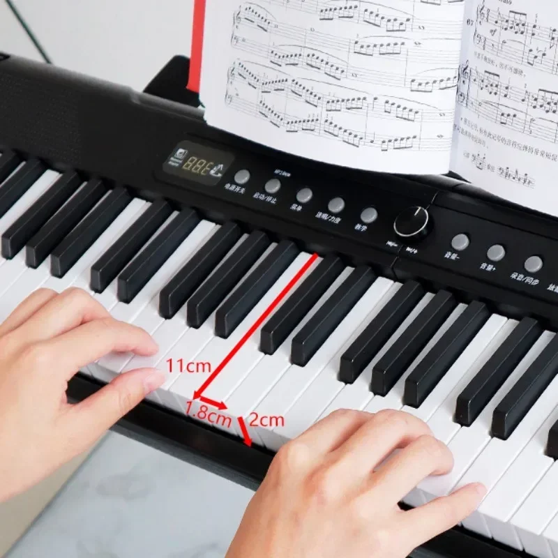 88 Keys Electronic Organ Portable Electronic Piano Children Adult Beginners Musical Keyboard Professional Keyboard Instruments