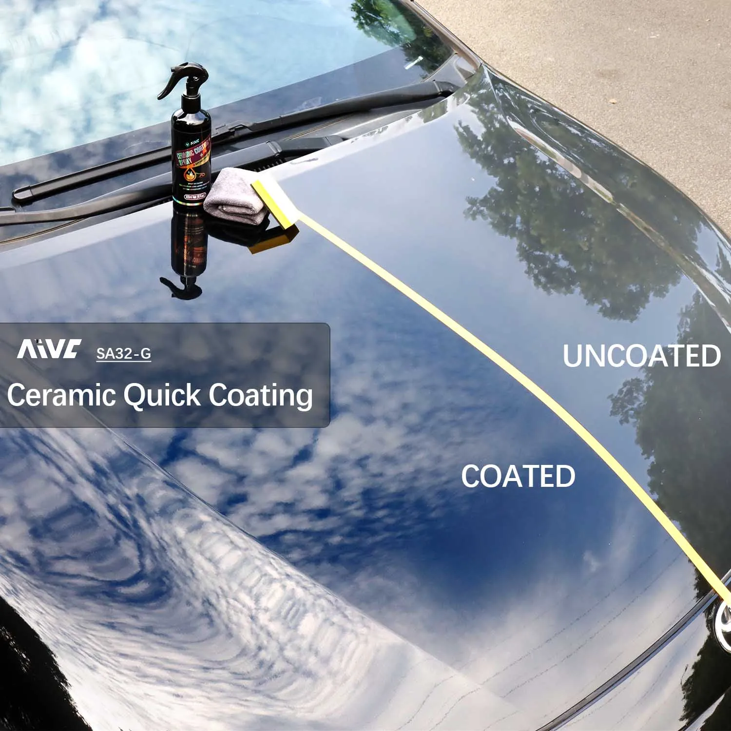 Car Glass Hydrophobic Nano Coating AIVC Windshield Waterproof Spray  Protector Clear View Liquid Ceramic Car Detail Accessories - AliExpress