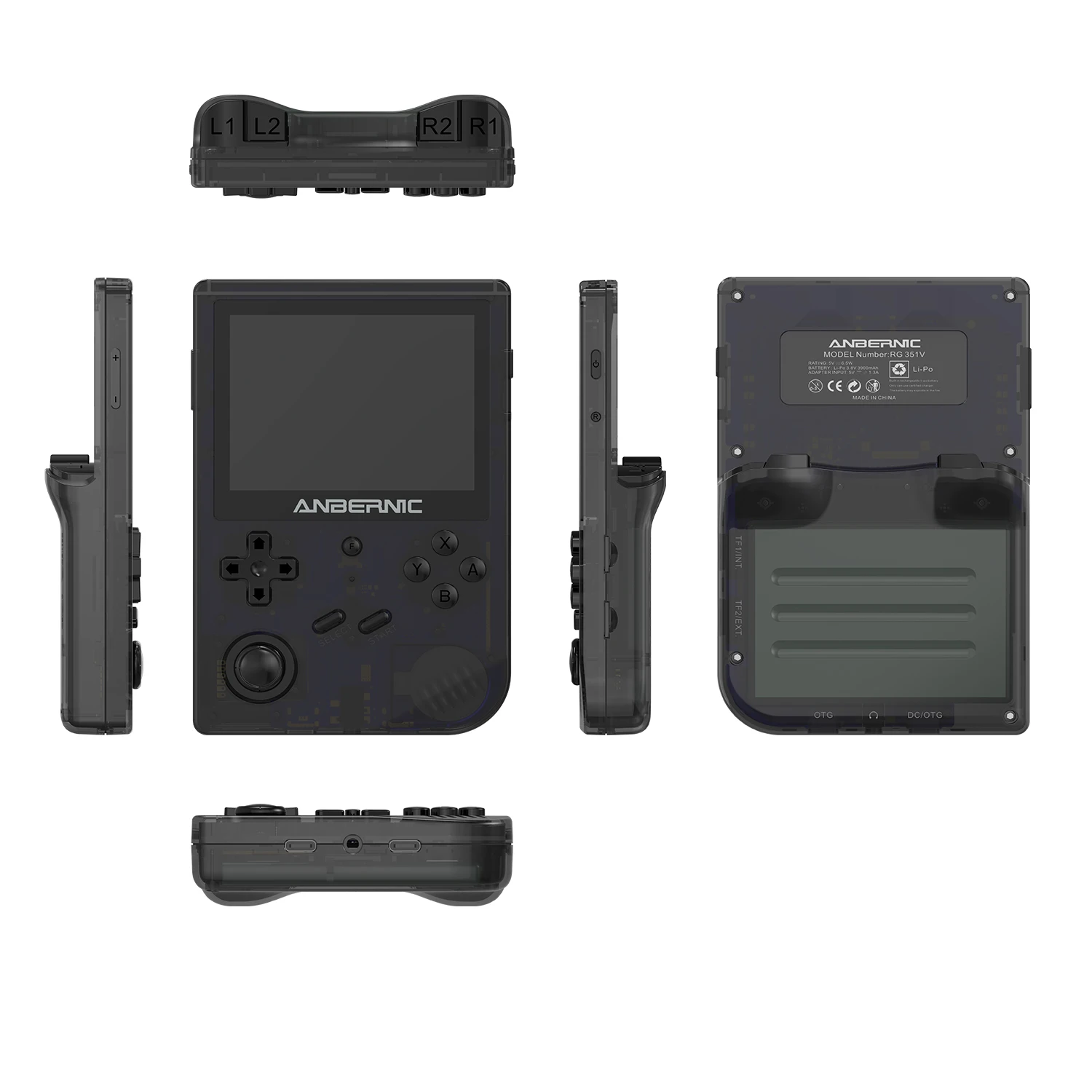 

New RG351V Retro Games Built-in 16G RK3326 Open Source 3.5 INCH 640*480 handheld game console