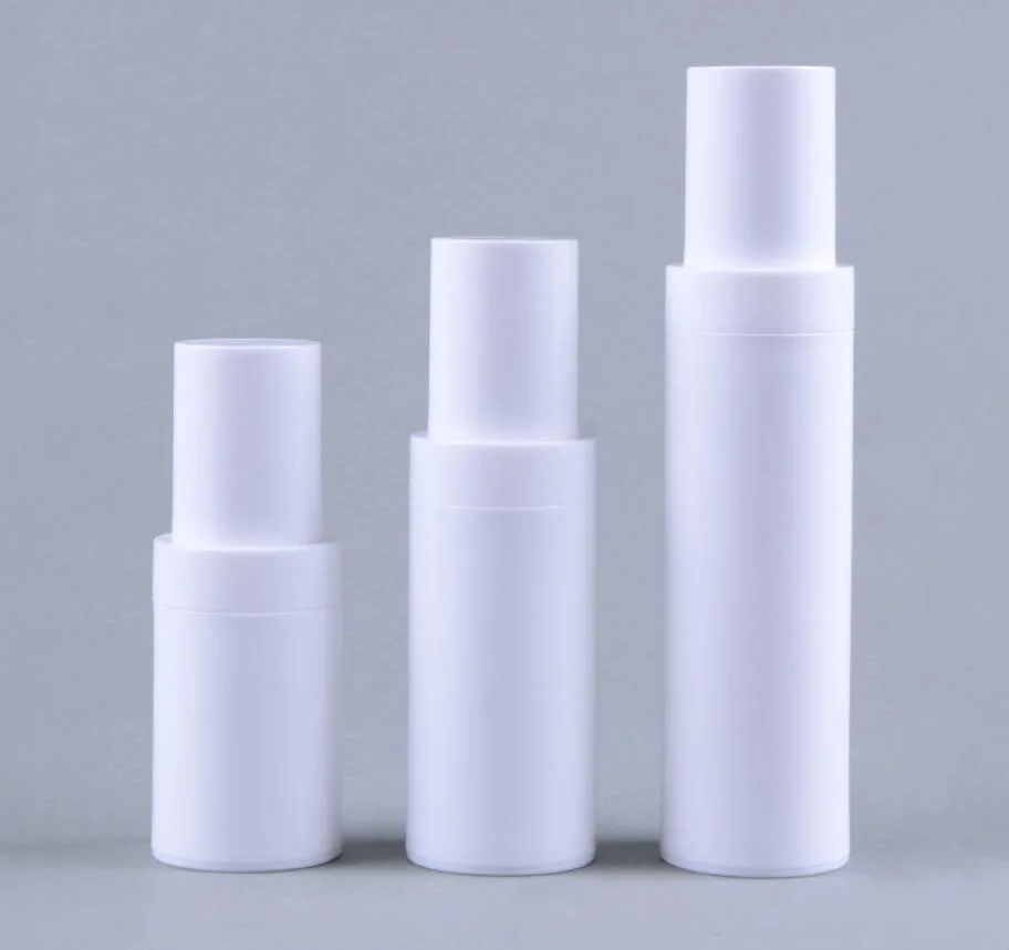 15ml30ml50ml white airless plastic bottle white pump lid serum/toner/lotion/emulsion anti-UV essence cosmetic packing