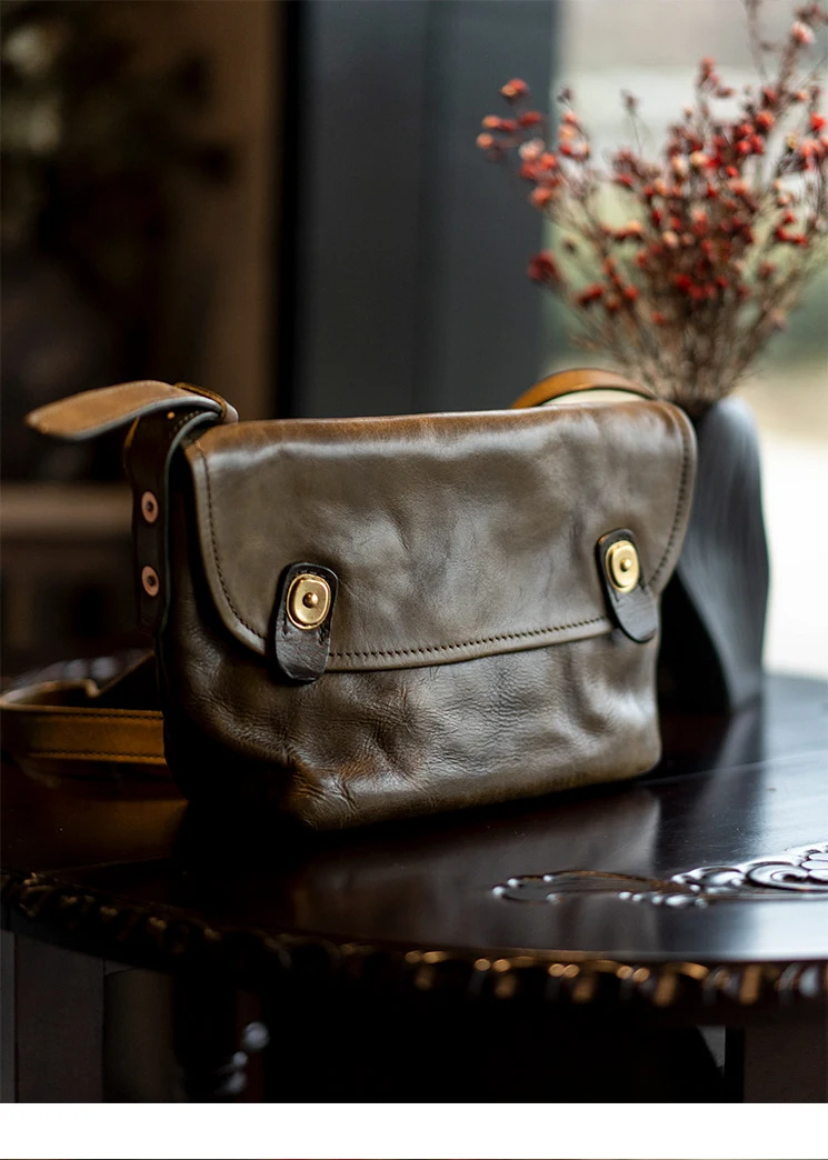 PNDME Outdoor tägliche arbeit hohe qualität kuh leder männer umhängetasche lässig vintage luxus handgemachte echtes leder schulter tasche – Detail 23