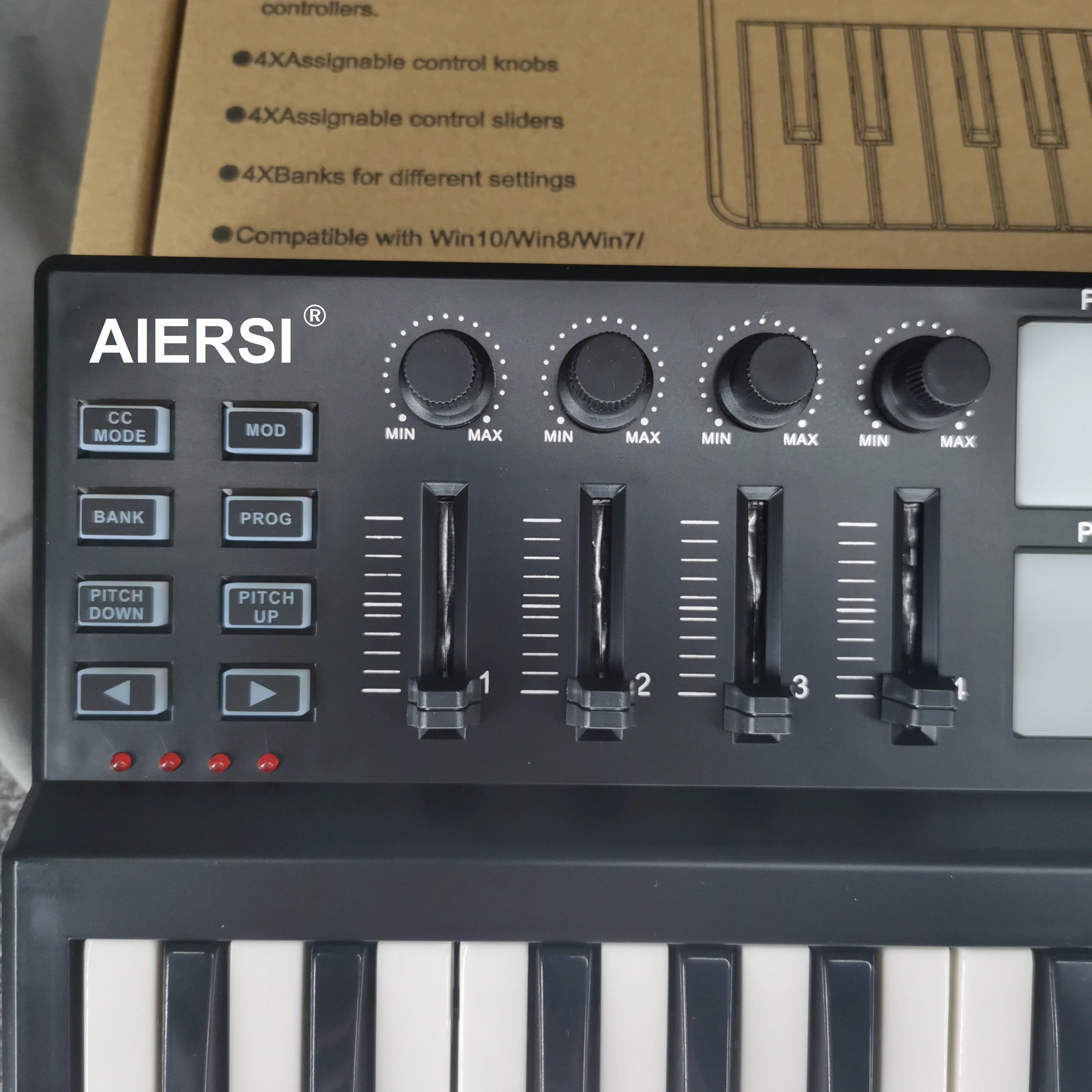 Aiersi Brand Midi Keyboard Piano 25 Keys Mini Piano Usb Digital Controller Music Keyboard Instrument