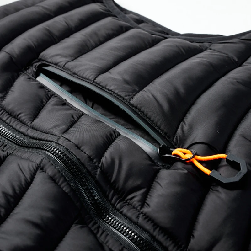 Cycling Jacket Clothes Men Sleeveless Down Vests Hooded Moto POC Cycling Winter Casual Pockets Waistcoat Windproof