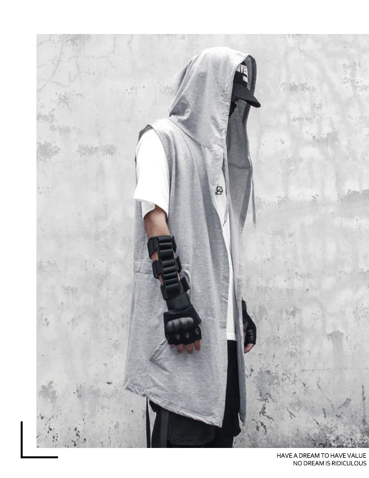 Punk Hip Hop Trench Coat 10