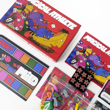 Jeu de société Deluxe Big Box Party : Athlète Magique – Amusements de course hilarants, parfait pour les soirées jeux entre amis
